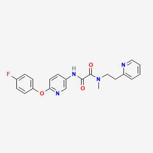 N-[6-(4-fluorophenoxy)pyridin-3-yl]-N'-methyl-N'-(2-pyridin-2-ylethyl)oxamide