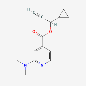 1-Cyclopropylprop-2-ynyl 2-(dimethylamino)pyridine-4-carboxylate