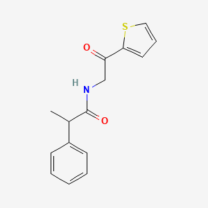 N-(2-oxo-2-thiophen-2-ylethyl)-2-phenylpropanamide