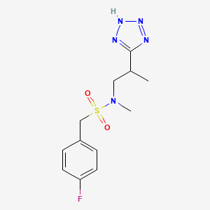 1-(4-fluorophenyl)-N-methyl-N-[2-(2H-tetrazol-5-yl)propyl]methanesulfonamide