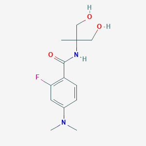 N-(1,3-dihydroxy-2-methylpropan-2-yl)-4-(dimethylamino)-2-fluorobenzamide