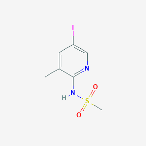 N-(5-iodo-3-methylpyridin-2-yl)methanesulfonamide