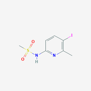 N-(5-iodo-6-methylpyridin-2-yl)methanesulfonamide