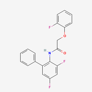 N-(2,4-difluoro-6-phenylphenyl)-2-(2-fluorophenoxy)acetamide