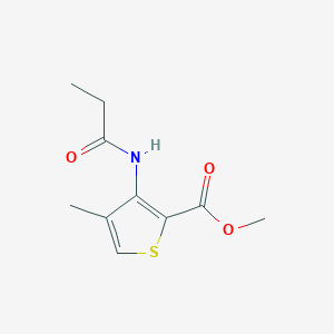 Methyl 4-methyl-3-(propanoylamino)thiophene-2-carboxylate