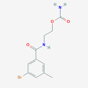 2-[(3-Bromo-5-methylbenzoyl)amino]ethyl carbamate