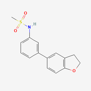 N-[3-(2,3-dihydro-1-benzofuran-5-yl)phenyl]methanesulfonamide