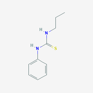 molecular formula C10H14N2S B076632 1-苯基-3-丙基-2-硫脲 CAS No. 13140-47-1