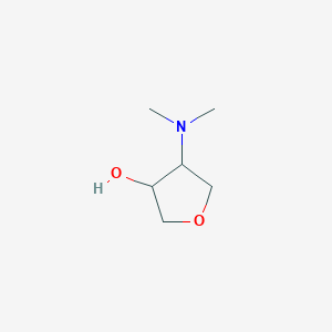 B076635 4-(Dimethylamino)tetrahydrofuran-3-ol CAS No. 10295-90-6