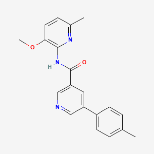 N-(3-methoxy-6-methylpyridin-2-yl)-5-(4-methylphenyl)pyridine-3-carboxamide