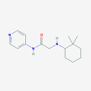 2-[(2,2-dimethylcyclohexyl)amino]-N-pyridin-4-ylacetamide