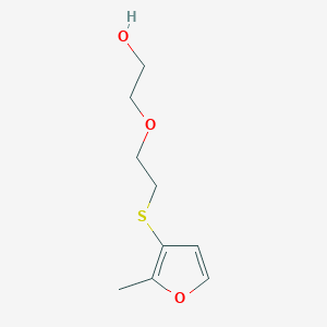 2-[2-(2-Methylfuran-3-yl)sulfanylethoxy]ethanol