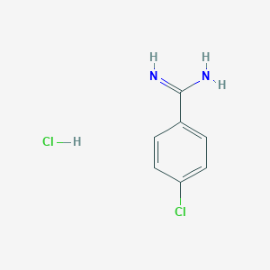 molecular formula C7H8Cl2N2 B076642 4-氯苯甲酰胺盐酸盐 CAS No. 14401-51-5