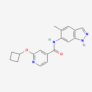 2-cyclobutyloxy-N-(5-methyl-1H-indazol-6-yl)pyridine-4-carboxamide