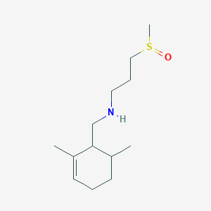 N-[(2,6-dimethylcyclohex-2-en-1-yl)methyl]-3-methylsulfinylpropan-1-amine