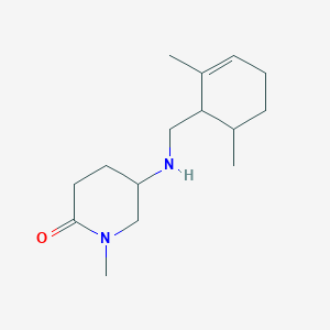 5-[(2,6-Dimethylcyclohex-2-en-1-yl)methylamino]-1-methylpiperidin-2-one