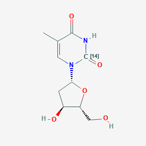 molecular formula C10H14N2O5 B076644 胸苷-2-14C CAS No. 13010-45-2