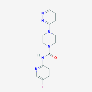 N-(5-fluoropyridin-2-yl)-4-pyridazin-3-ylpiperazine-1-carboxamide