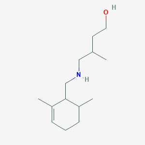 4-[(2,6-Dimethylcyclohex-2-en-1-yl)methylamino]-3-methylbutan-1-ol