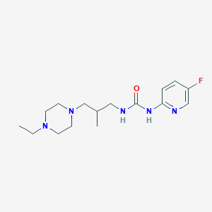 1-[3-(4-Ethylpiperazin-1-yl)-2-methylpropyl]-3-(5-fluoropyridin-2-yl)urea