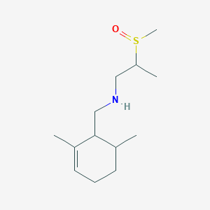 N-[(2,6-dimethylcyclohex-2-en-1-yl)methyl]-2-methylsulfinylpropan-1-amine