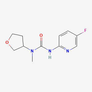 3-(5-Fluoropyridin-2-yl)-1-methyl-1-(oxolan-3-yl)urea