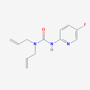 3-(5-Fluoropyridin-2-yl)-1,1-bis(prop-2-enyl)urea