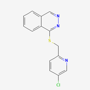 1-[(5-Chloropyridin-2-yl)methylsulfanyl]phthalazine