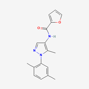 N-[1-(2,5-dimethylphenyl)-5-methylpyrazol-4-yl]furan-2-carboxamide