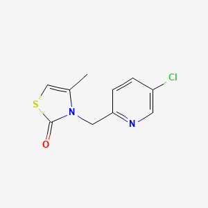 3-[(5-Chloropyridin-2-yl)methyl]-4-methyl-1,3-thiazol-2-one