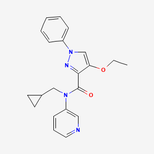 N-(cyclopropylmethyl)-4-ethoxy-1-phenyl-N-pyridin-3-ylpyrazole-3-carboxamide