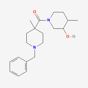 (1-Benzyl-4-methylpiperidin-4-yl)-(3-hydroxy-4-methylpiperidin-1-yl)methanone