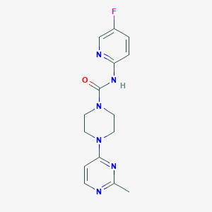 N-(5-fluoropyridin-2-yl)-4-(2-methylpyrimidin-4-yl)piperazine-1-carboxamide