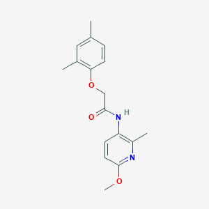 2-(2,4-dimethylphenoxy)-N-(6-methoxy-2-methylpyridin-3-yl)acetamide