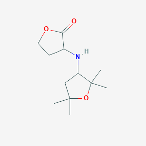 3-[(2,2,5,5-Tetramethyloxolan-3-yl)amino]oxolan-2-one