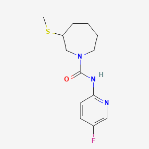 N-(5-fluoropyridin-2-yl)-3-methylsulfanylazepane-1-carboxamide