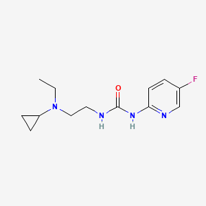 1-[2-[Cyclopropyl(ethyl)amino]ethyl]-3-(5-fluoropyridin-2-yl)urea