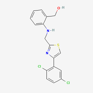 [2-[[4-(2,5-Dichlorophenyl)-1,3-thiazol-2-yl]methylamino]phenyl]methanol