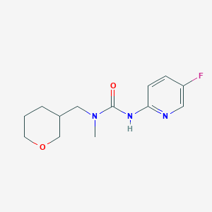 3-(5-Fluoropyridin-2-yl)-1-methyl-1-(oxan-3-ylmethyl)urea