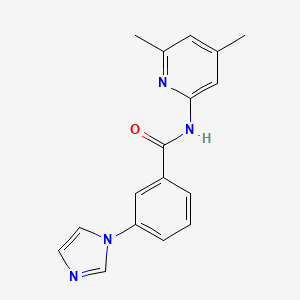 N-(4,6-dimethylpyridin-2-yl)-3-imidazol-1-ylbenzamide