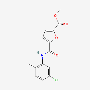 Methyl 5-[(5-chloro-2-methylphenyl)carbamoyl]furan-2-carboxylate