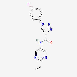 N-(2-ethylpyrimidin-5-yl)-1-(4-fluorophenyl)triazole-4-carboxamide