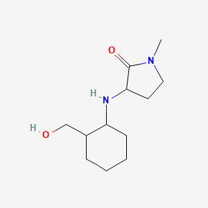 3-[[2-(Hydroxymethyl)cyclohexyl]amino]-1-methylpyrrolidin-2-one