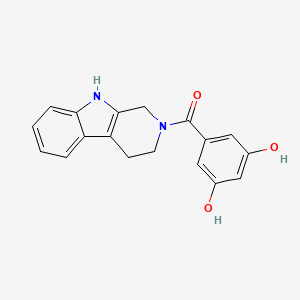 (3,5-Dihydroxyphenyl)-(1,3,4,9-tetrahydropyrido[3,4-b]indol-2-yl)methanone