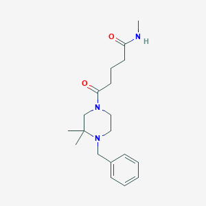 5-(4-benzyl-3,3-dimethylpiperazin-1-yl)-N-methyl-5-oxopentanamide