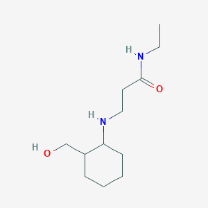 N-ethyl-3-[[2-(hydroxymethyl)cyclohexyl]amino]propanamide