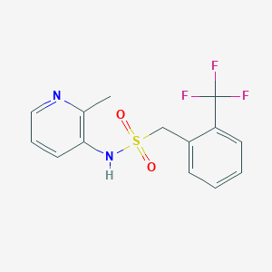 N-(2-methylpyridin-3-yl)-1-[2-(trifluoromethyl)phenyl]methanesulfonamide