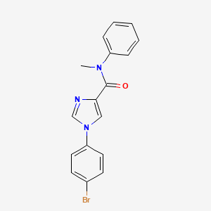 1-(4-bromophenyl)-N-methyl-N-phenylimidazole-4-carboxamide