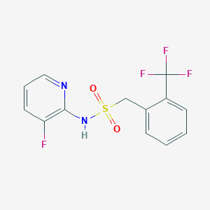 N-(3-fluoropyridin-2-yl)-1-[2-(trifluoromethyl)phenyl]methanesulfonamide