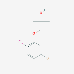 1-(5-Bromo-2-fluorophenoxy)-2-methylpropan-2-ol